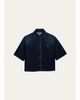 Prada Cotton Cropped Shirt - 1