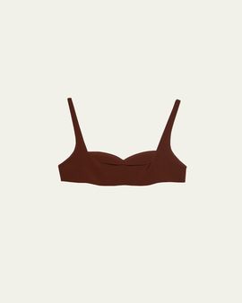 Prada Crepe De Chine Bra Top