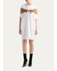 Prada Embellished Cotton-Blend Mini Polo Dress - 2