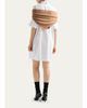 Prada Embellished Cotton-Blend Mini Polo Dress - 3