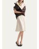 Prada Embellished Silk Tie-Waist Midi Dress - 2