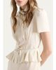 Prada Embellished Silk Tie-Waist Midi Dress - 4