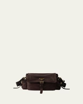 Prada Explore Medium Nappa Leather Shoulder Bag