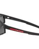 Prada Eyewear Prada Eyewear Black 'Prada' Linea Rossa Impavid Sunglasses - 3