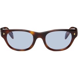 Prada Eyewear Prada Eyewear Brown Oval Sunglasses