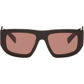 Prada Eyewear Prada Eyewear Brown Triangle Logo Sunglasses