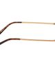 Prada Eyewear Prada Eyewear Gold Rectangular Sunglasses - 2