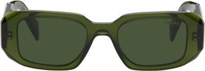 Prada Eyewear Prada Eyewear Green 'Prada Symbole' Sunglasses