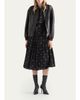 Prada Floral Belted Midi Dress - 2