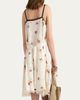 Prada Floral Embroidered Linen Mini Dress - 3