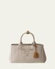 Prada Jardiniere Large Cotton Canvas Top-Handle Bag - 1