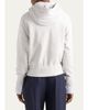 Prada Jewel Brooch Cotton Hoodie - 3