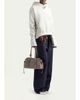 Prada Karin Medium Antiqued Leather Tote Bag - 4