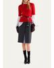 Prada Layered Button-Front Tailored Skirt - 2