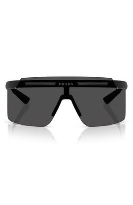 Prada Linea Rossa Prada Linea Rossa 140mm Rectangular Shield Sunglasses