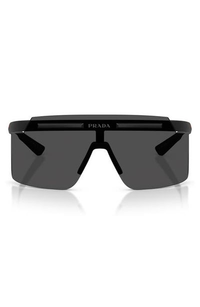 Prada Linea Rossa Prada Linea Rossa 140mm Rectangular Shield Sunglasses