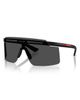 Prada Linea Rossa Prada Linea Rossa 140mm Rectangular Shield Sunglasses - 2