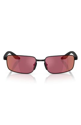 Prada Linea Rossa Prada Linea Rossa 54mm Polarized Rectangular Sunglasses