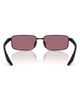 Prada Linea Rossa Prada Linea Rossa 54mm Polarized Rectangular Sunglasses - 4