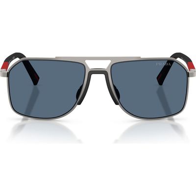 Prada Linea Rossa Prada Linea Rossa 56mm Pilot Sunglasses