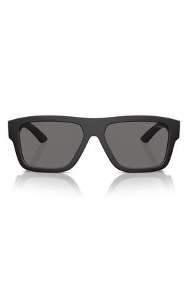 Prada Linea Rossa Prada Linea Rossa 56mm Polarized Square Sunglasses