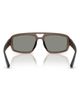 Prada Linea Rossa Prada Linea Rossa 57mm Mirrored Irregular Sunglasses - 5