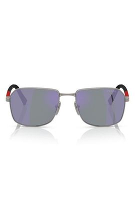 Prada Linea Rossa Prada Linea Rossa 57mm Rectangular Sunglasses
