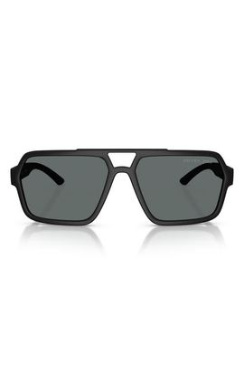 Prada Linea Rossa Prada Linea Rossa 59mm Polarized Pilot Sunglasses