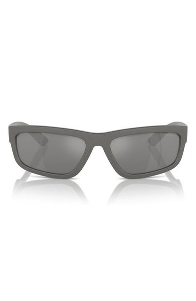 Prada Linea Rossa Prada Linea Rossa 59mm Rectangular Sunglasses