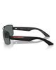Prada Linea Rossa Prada Linea Rossa 65mm Oversize Polarized Pillow Sunglasses - 3