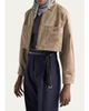 Prada Logo-Detail Cotton Crop Jacket - 4