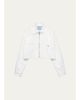 Prada Logo Cotton Crop Jacket - 1