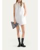 Prada Logo Cotton Sleeveless Mini Dress - 2