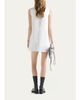 Prada Logo Cotton Sleeveless Mini Dress - 3