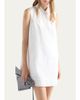 Prada Logo Cotton Sleeveless Mini Dress - 4