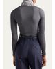 Prada Logo Rib-Knit Silk Top - 3