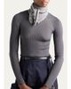 Prada Logo Rib-Knit Silk Top - 4