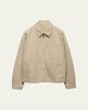 Prada Men's Denim Triangle Logo Full-Zip Jacket - 1