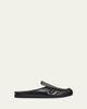 Prada Men's Leather Moc-Toe Mules - 1