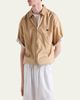 Prada Men's Re-Nylon Full-Zip Short-Sleeve Shirt - 4