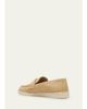Prada Men's Saint Tropez Triangle Logo Suede Loafers - 2