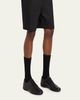 Prada Men's Toblach Leather Cap-Toe Derby Shoes - 2
