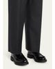 Prada Men's Triangle Logo Leather Loafers - 2