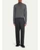 Prada Men's Triangle Logo Leather Loafers - 3