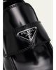 Prada Men's Triangle Logo Leather Loafers - 5
