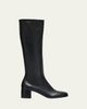 Prada Nappa Stretch Leather Knee-High Boots - 1