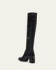 Prada Nappa Stretch Leather Knee-High Boots - 4