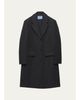 Prada Notch Lapel Wool Coat - 1