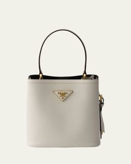 Prada Panier Saffiano Leather Top-Handle Bag