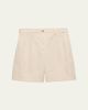 Prada Pleated Cotton Twill Bermuda Shorts - 1